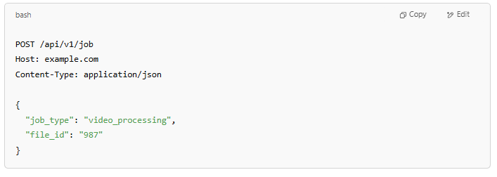 Client Sends Request